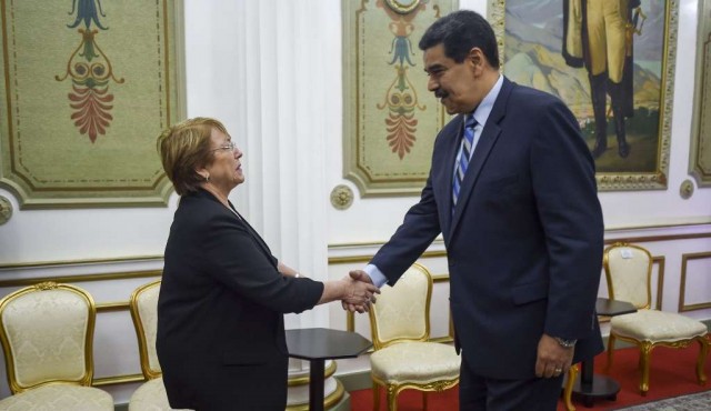Bachelet pidió liberar opositores y calificó de “grave” situación humanitaria de Venezuela