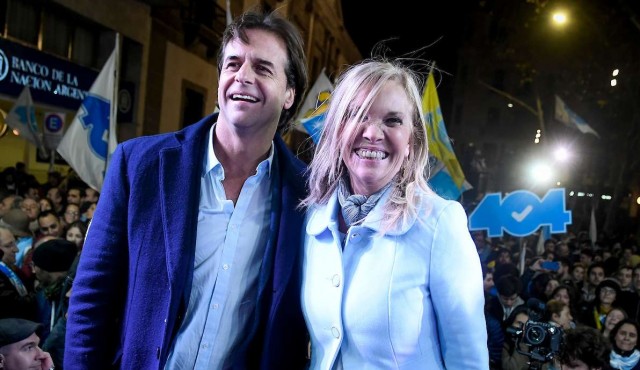 Lacalle Pou anunció su fórmula junto a Beatriz Argimón
