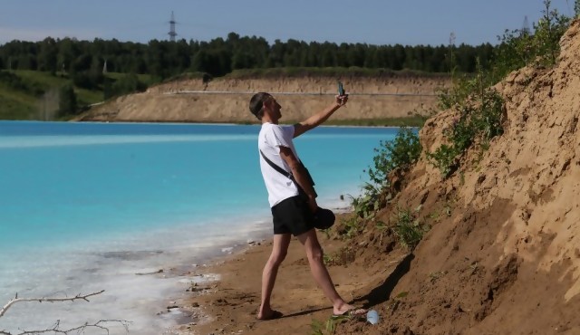 Instagramers en la Siberia: selfies en un paraíso de contaminación