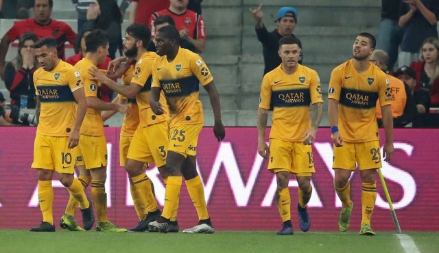 Boca Juniors le ganó al Atlético Paranense en ida de octavos de Libertadores