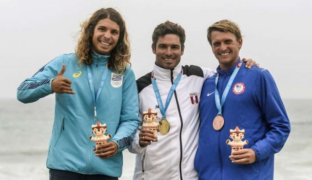 Julián Schweizer ganó la medalla de plata en el surf de los Panamericanos