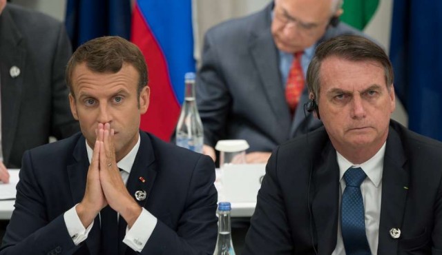 Bolsonaro avala insultos contra primera dama de Francia