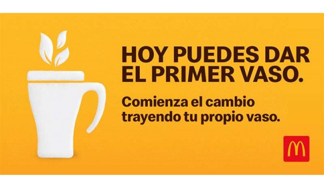 #TraeTuTaza de McDonald's