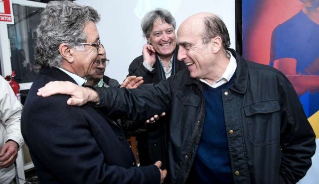 Con Vilar como presentador y Pérez emocionado, Michelini formalizó su alianza con el orejano