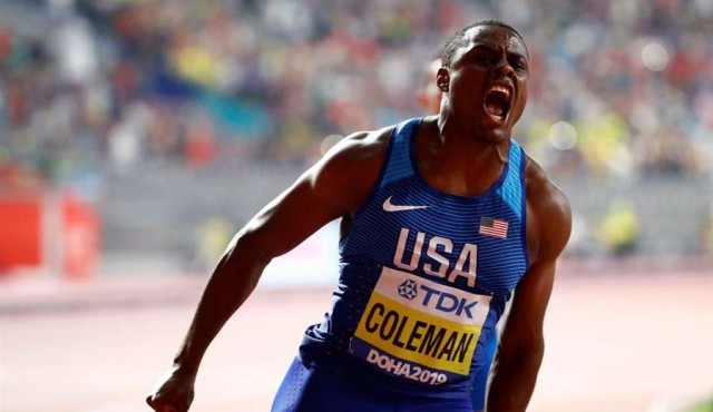 Coleman es el hombre más rápido del mundo