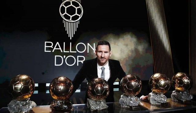 Lionel Messi gana su sexto Balón de Oro, récord absoluto​