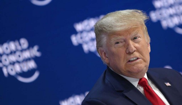 Trump critica a los “catastrofistas” del cambio climático en Davos