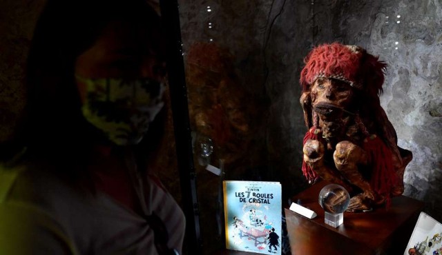 Tintín y el enigma de la momia amerindia desata la polémica en Bélgica