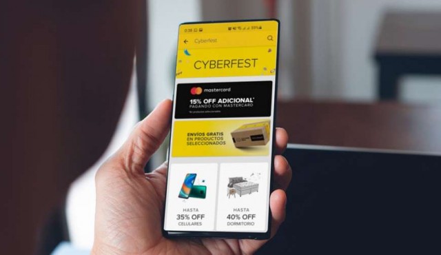 El Cyberfest comenzó con éxito de ventas en celulares y muebles para el hogar