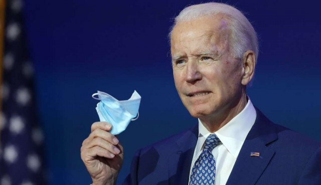 Biden insta al uso de tapabocas insistiendo en que “no es un gesto político”