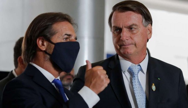 Lacalle Pou y Bolsonaro hablaron de flexibilizar el Mercosur