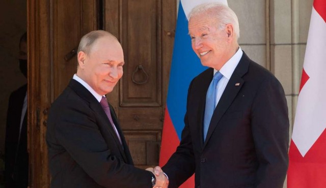 Biden y Putin cara a cara en una tensa cumbre en Ginebra