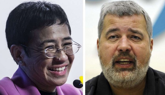 Nobel de la Paz premia a dos periodistas