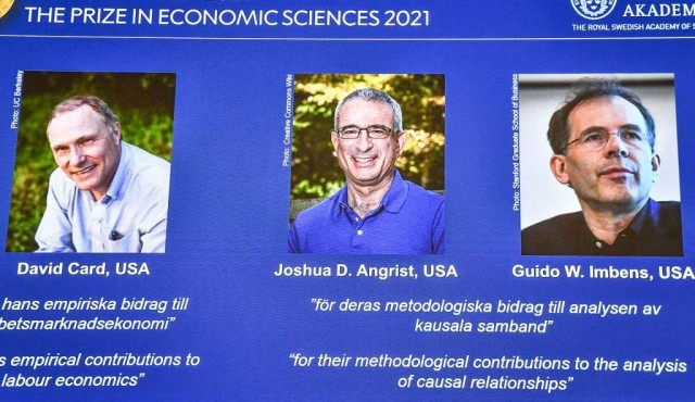 Nobel de Economía para tres especialistas en “experimentos naturales”