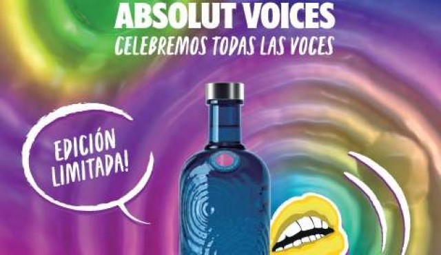 Absolut Voices, la nueva botella de edición limitada de Absolut Vodka que celebra la diversidad de voces