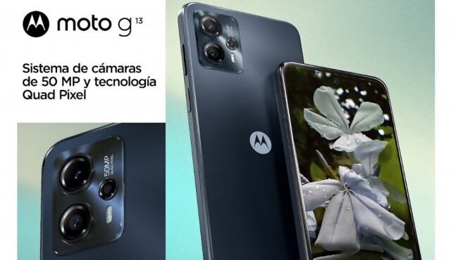 Llegan a Uruguay los nuevos moto g13 y moto e13