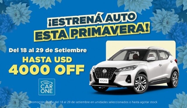 Car One lanzó beneficios de primavera en más de 80 vehículos