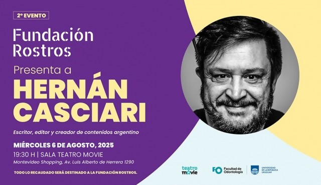 La Fundación Rostros realiza evento benéfico con la participación de Hernán Casciari 