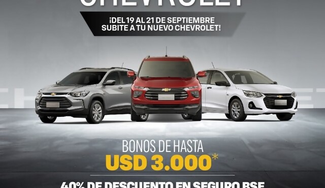 Chevrolet lanza su 1ª Gran Feria Nacional: tres días de beneficios irrepetibles