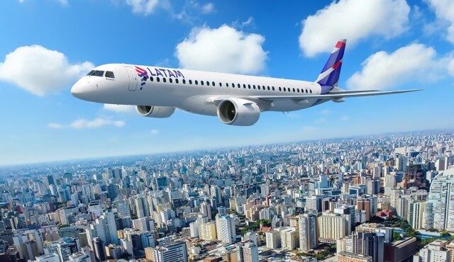 Grupo LATAM anuncia plan para fortalecer la conectividad en Sudamérica con el Embraer E195-E2