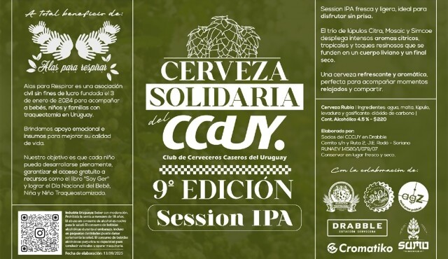 Cerveceros caseros lanzan novena edición de la Cerveza Solidaria