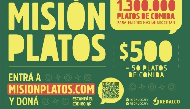 REDALCO LANZA #MISIÓNPLATOS, LA CAMPAÑA QUE BUSCA GARANTIZAR 1.300.000 PLATOS DE COMIDA PARA QUIENES MÁS LO NECESITAN