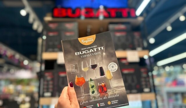 Llegó a Tienda Inglesa el nuevo Coleccionable de copas y vasos Bugatti