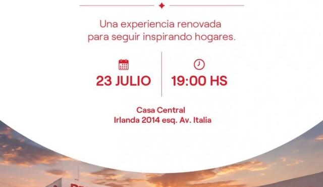 DIVINO, la empresa líder en retail para el hogar en Uruguay, los invita a la inauguración de la remodelación de su nueva casa central.