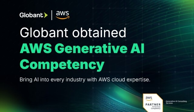 Globant Obtiene La Competencia de IA Generativa de AWS Impulsando Soluciones de IA Con Retorno de Inversión a Nivel Empresarial 