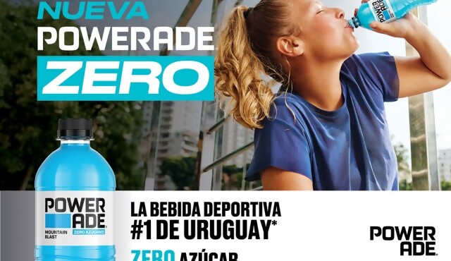Coca-Cola Uruguay lanzó Powerade Mountain Blast Zero, el primer isotónico sin azúcar del país