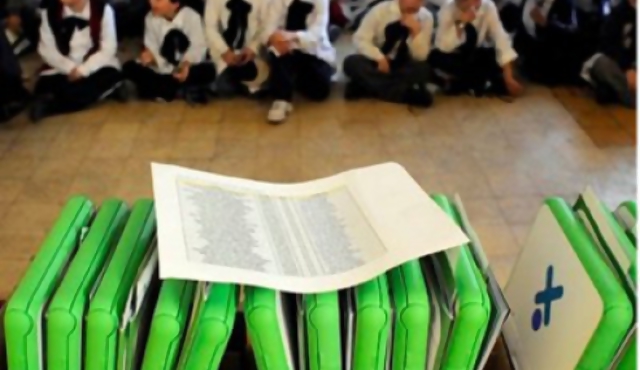 Demoras en entrega de XO a niños de primer año