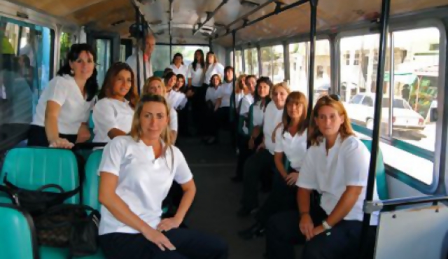 Línea de autobús conducida solo por mujeres en Argentina 