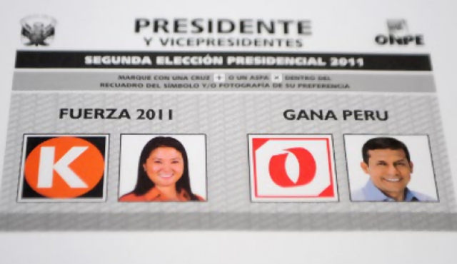 "Fujimori nunca más"