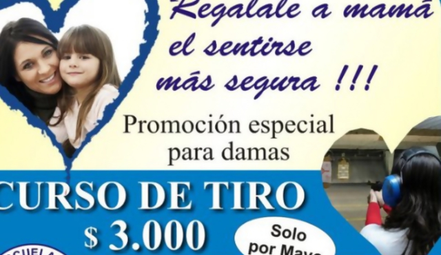 Curso para regalarle 118 tiros a mamá en su día