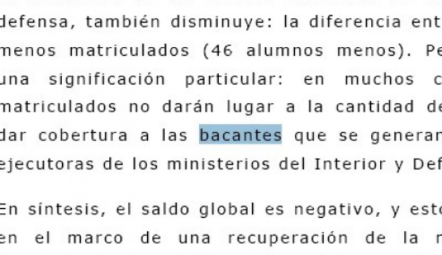 Retiran de la web informe sobre educación por faltas de ortografía