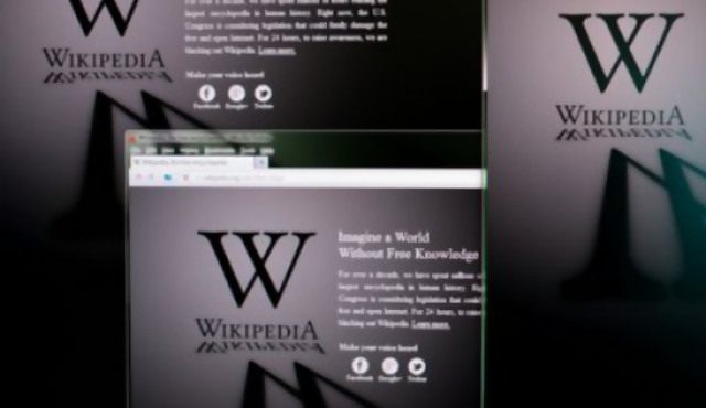 Wikipedia "se apaga" contra ley antipiratería