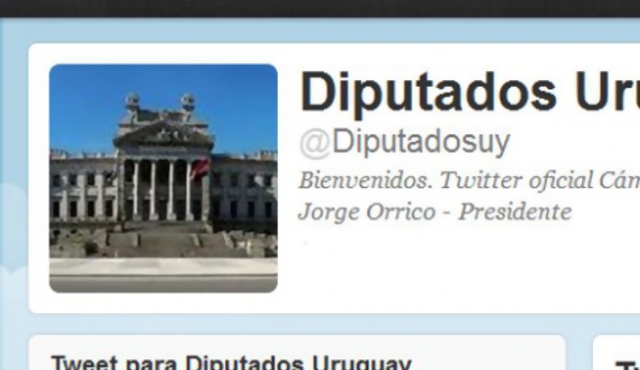 Orrico asumió y cerró la cuenta oficial @diputadosuy