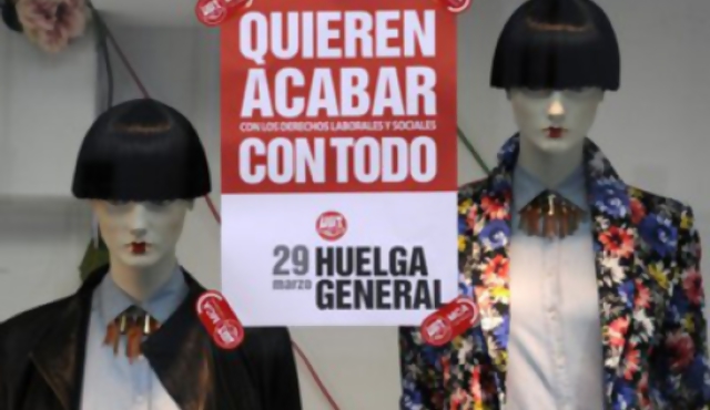 España: huelga general contra Rajoy