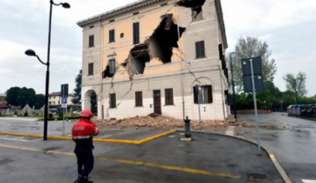 Fuerte terremoto en el norte de Italia
