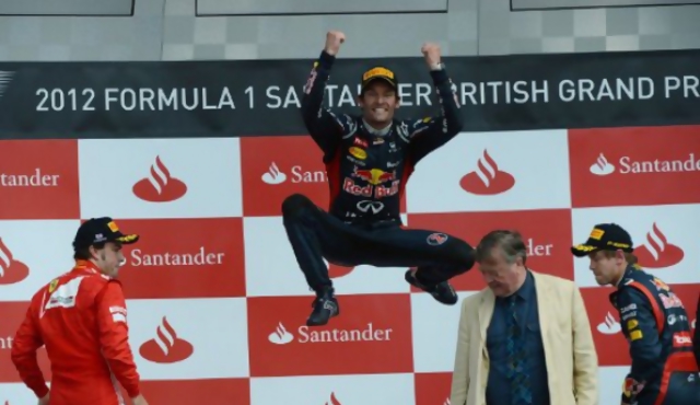 Webber ganó en el GP de Inglaterra