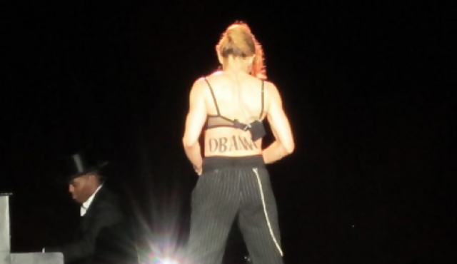 Madonna con Obama