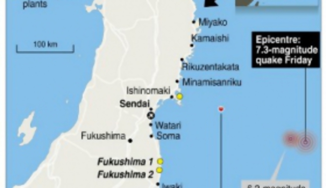 Terremoto de 7,3 en noreste de Japón
