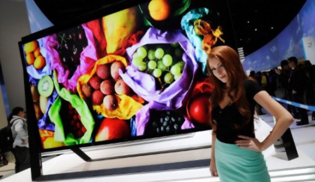 Presentan televisores con "ultra alta definición"