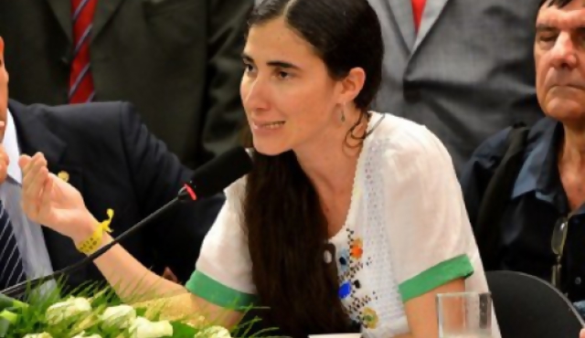 Yoani Sánchez habla en parlamento brasileño