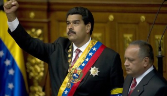 Maduro asumió como presidente interino