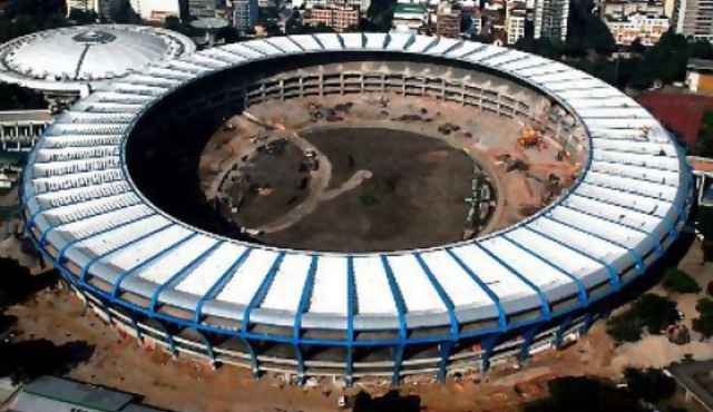 Comienzan a instalar césped en el Maracaná de Río