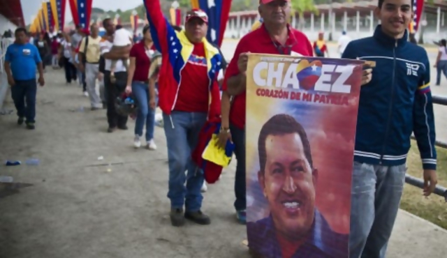 Última marcha de Chávez por Caracas
