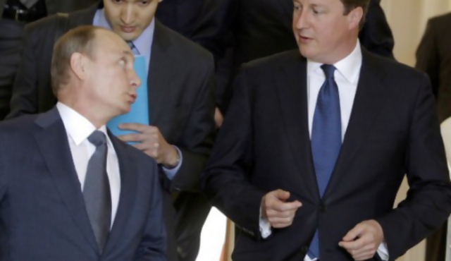 Cameron y Putin reunidos por Siria 