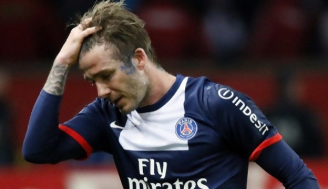 Beckham llora en su despedida