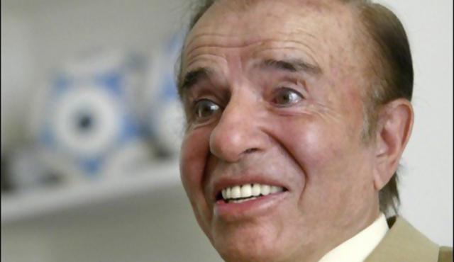 Menem condenado a siete años de prisión